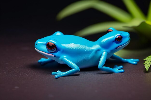 Foto rana velenosa colorata molto pericolosa fauna selvatica rana carta da parati fotografia di sfondo