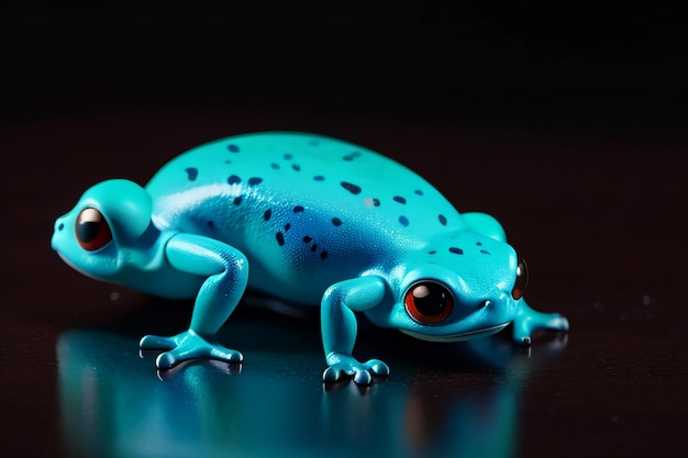 Colorful poison dart frog very dangerous wildlife frog wallpaper background photography