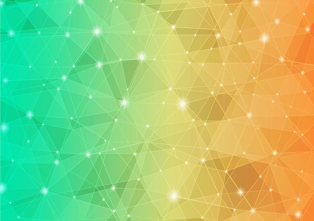 Colorful polygon background