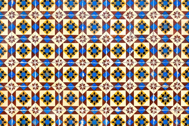 Colorful Portuguese tiles pattern