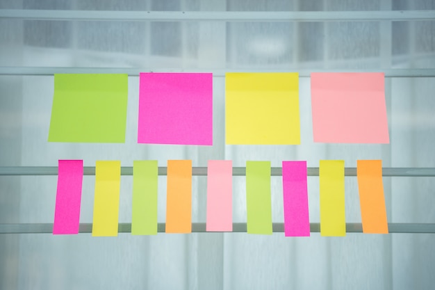 Photo colorful of post it
