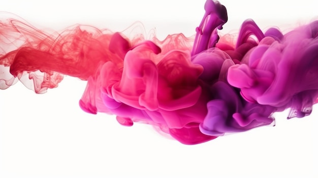 Colorful powder background Illustration AI Generative