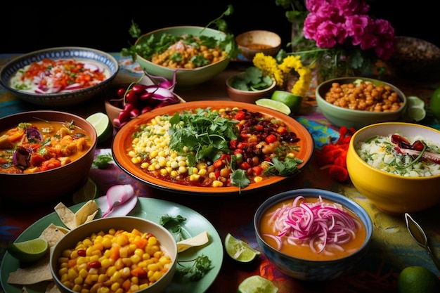 Colorful Pozole Fiesta Celebration