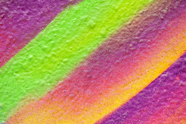 Colorful purple pink yellow and green colors wall as background texture