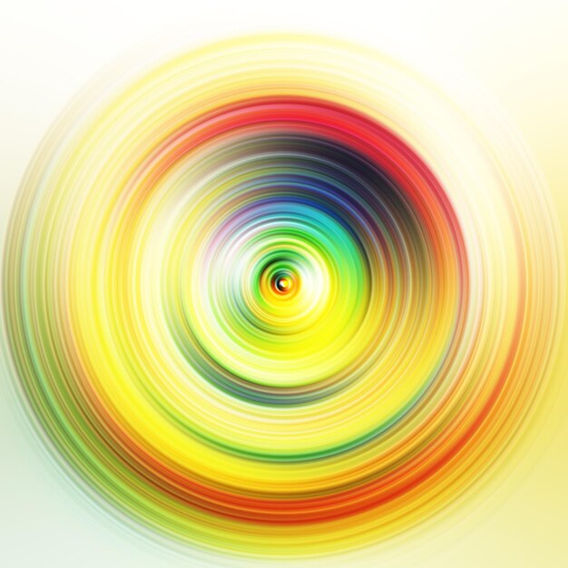 Photo colorful radial motion effect abstract rounded background color curves and sphere multi color gradient rings and circles wallpaper colored texture backdrop and banner