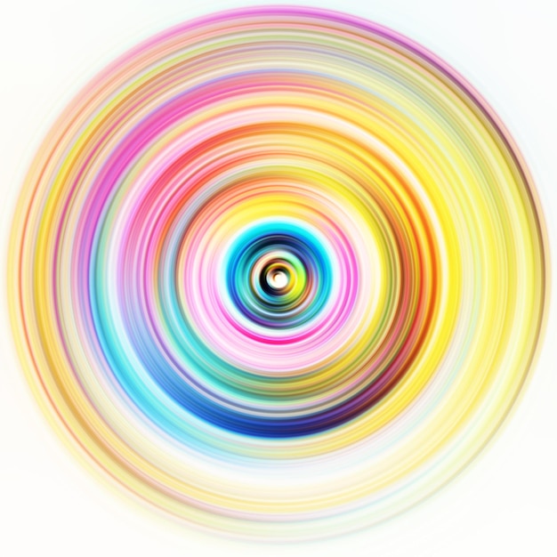 Colorful radial motion effect Abstract rounded background Color curves and sphere Multi color gradient rings and circles wallpaper Colored texture backdrop and banner