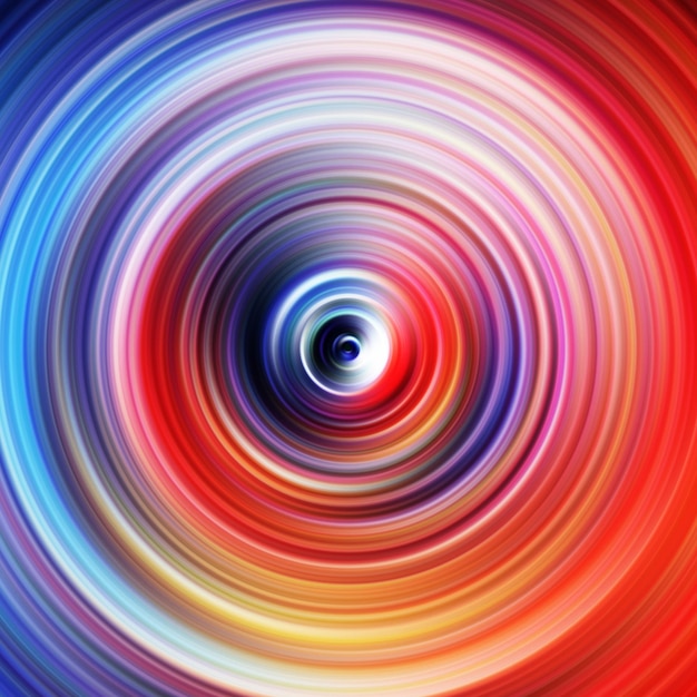 Colorful radial motion effect Abstract rounded background Color curves and sphere Multi color gradient rings and circles wallpaper Colored texture backdrop and banner