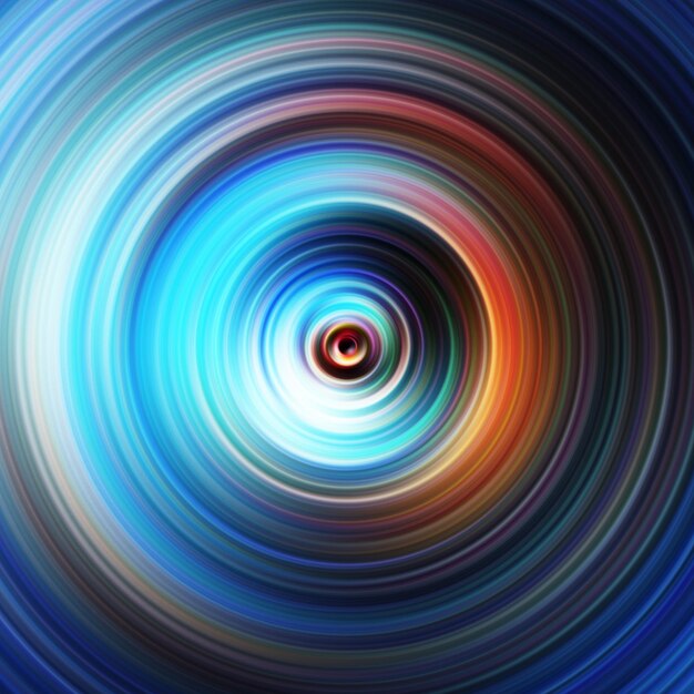 Colorful radial motion effect Abstract rounded background Color curves and sphere Multi color gradient rings and circles wallpaper Colored texture backdrop and banner