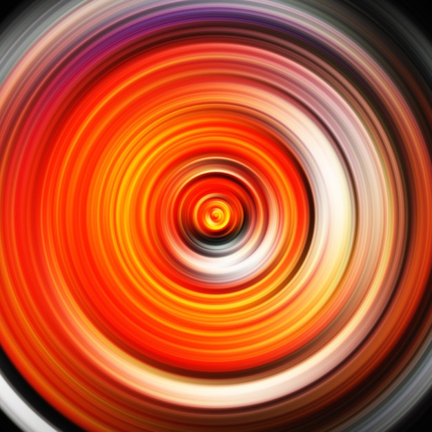 colorful radial motion effect abstract rounded background color curves and sphere