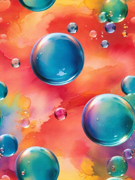 colorful rainbow bubbles 2