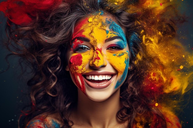 colour tube for holi