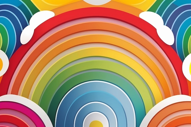 Colorful rainbow pattern background