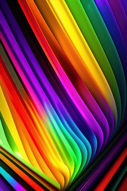 Colorful rainbow vivid mosaic of paper art background abstract glass glowing design