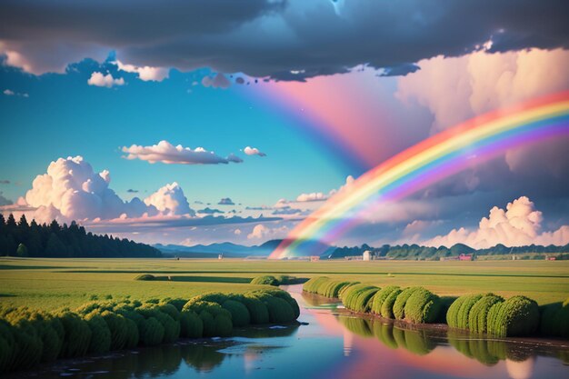 Beautiful Rainbow HD Wallpaper - WallpaperFX