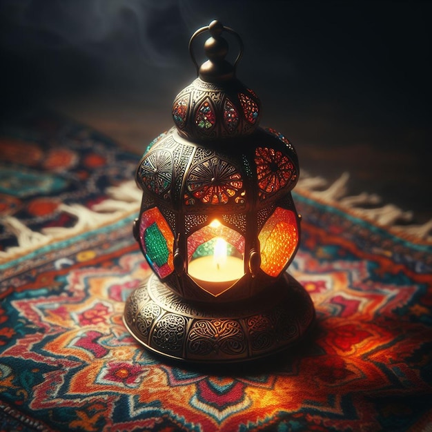 Colorful Ramadan lantern