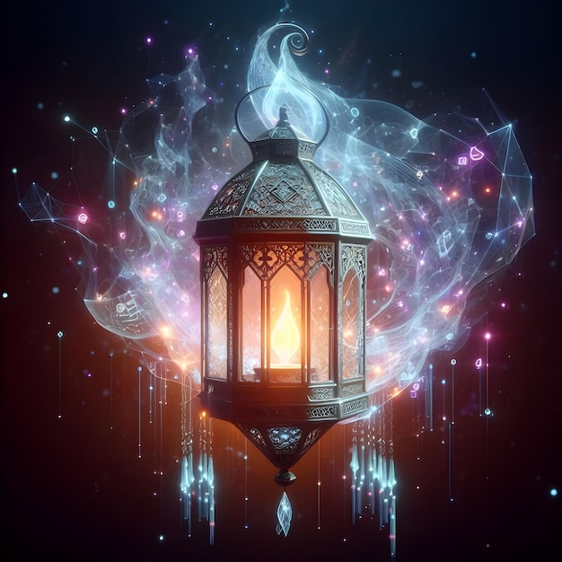 Colorful Ramdan lantern