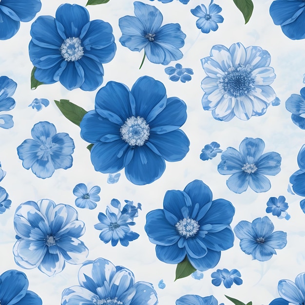 a colorful realistic small flower pattern design