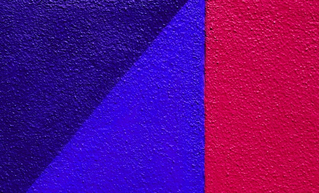 Colorful red and blue brick wall as background texture