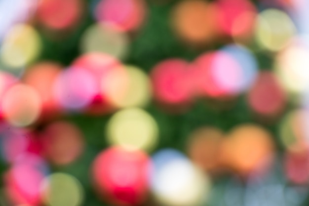 Colorful (red, yellow, blue, green, white) bokeh background