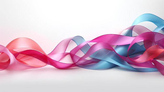 Colorful ribbon abstract