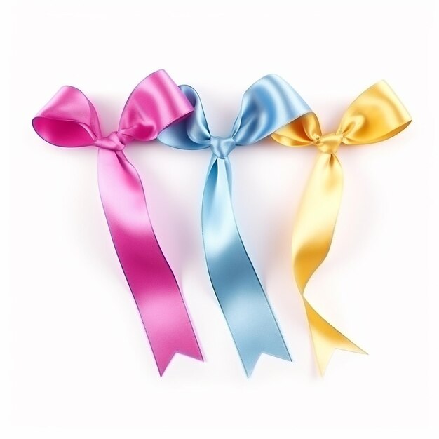 Colorful ribbons for a healthier tomorrow