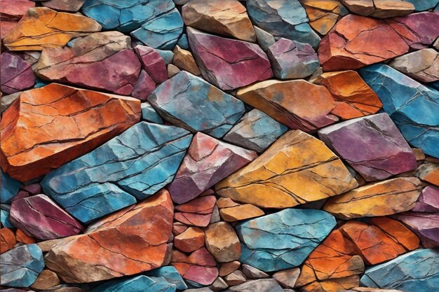 Colorful Rock Texture Background Rock Texture Background Colorful Stone Texture Background Rock Texture Stone Texture AI Generative