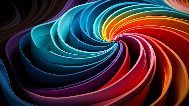 Colorful Sacred Hypnosis Spiral