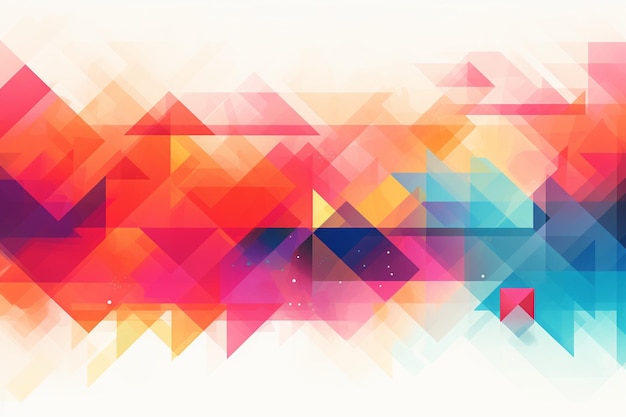 Colorful sales background geometric design