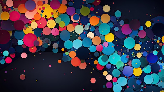 colorful scattering random dots dots colorful scattering random image photo
