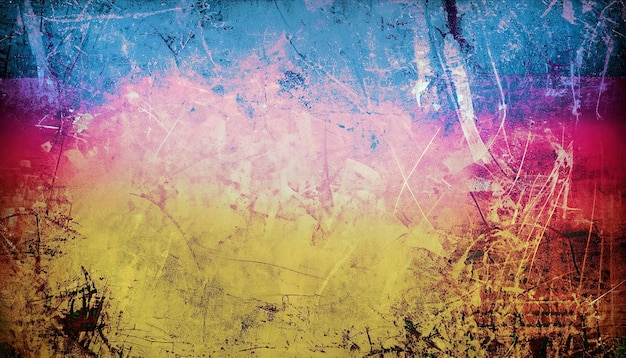 Colorful scratched grunge background grunge textured background surface texture with scratches