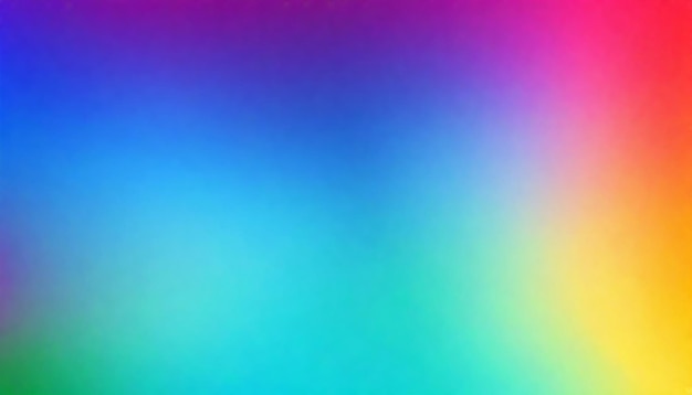 a colorful screen with a rainbow effect