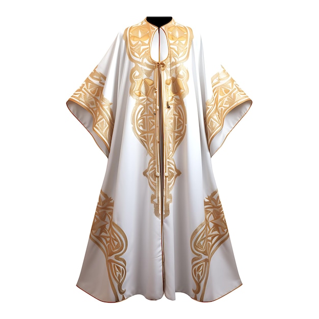 Photo colorful of senegalese kaftan type robe material brocade color concept g traditonal clothes fashion