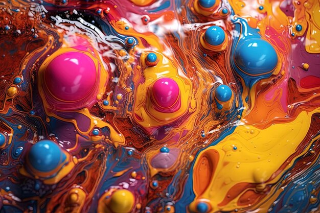 a colorful series of bubbles with the word  colors  on the bottom