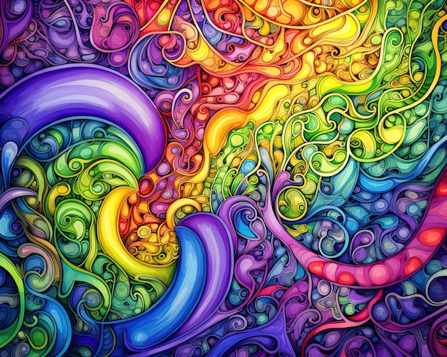 a colorful series of colorful abstract art pieces by the artist.