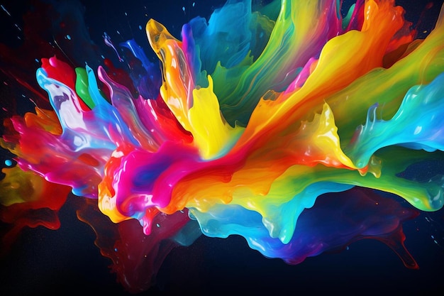 a colorful series of colors created by the artist.