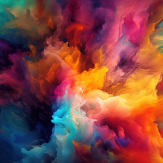 A colorful series of colors created by the artist.