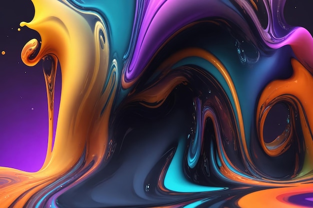 a colorful series of digital art by person