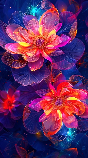 a colorful series of flowers with the words quot flowers quot Nature Flowers Wallpaper Collection