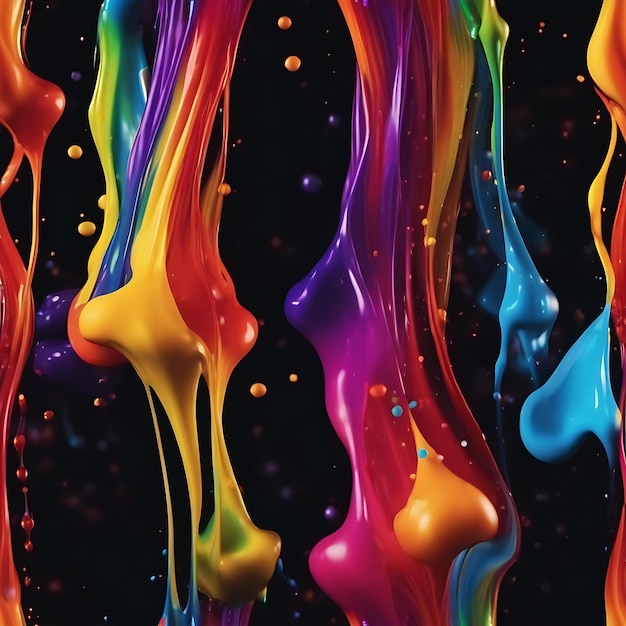 a colorful series of liquid is shown with the word color on it