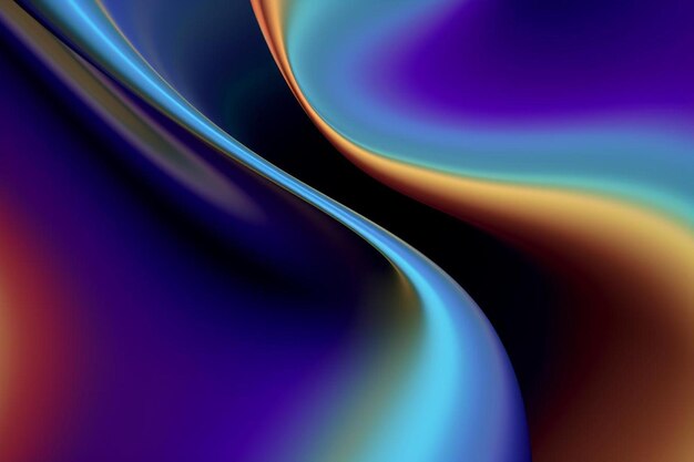 A colorful series of waves with a colorful background