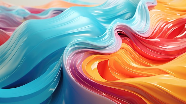 a colorful series of waves with the words " the word " on the bottom.