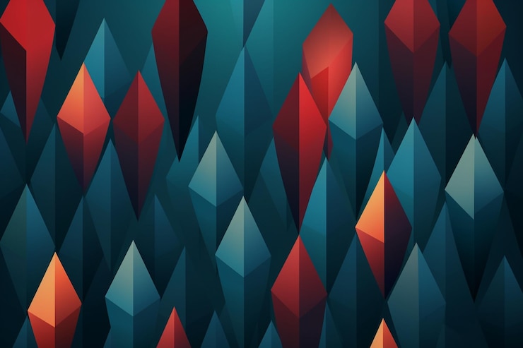 Photo colorful shapes background and copy space