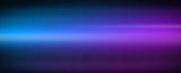 Colorful shiny brushed metal Gradient from blue to purple Banner background texture