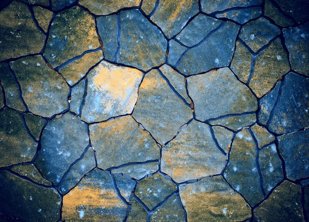 Colorful sidewalk tiles background