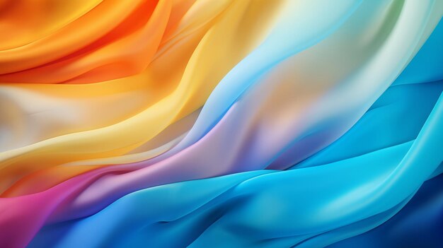 Colorful silk background