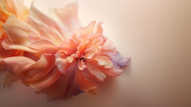 colorful silk fabric flower