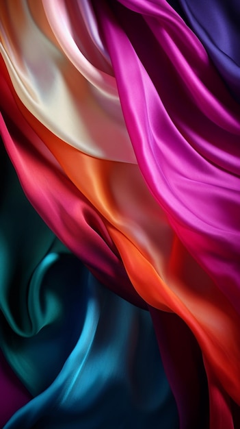 Colorful silk texture elegant background