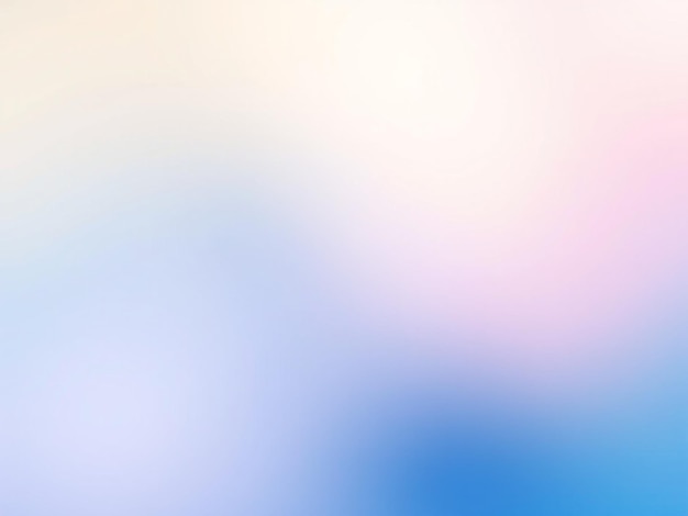 무지개 색의 배경과 함께 다채로운 하늘
