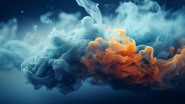 colorful smoke abstract background HD 8K wallpaper Stock Photographic Image