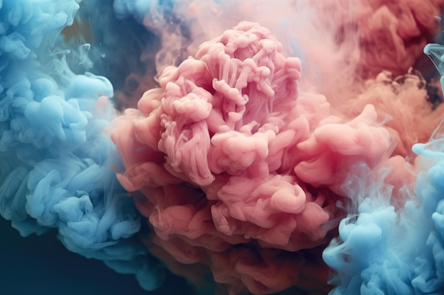 Colorful smoke background concept